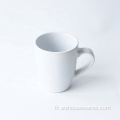 NOUVELLE MUG DE PORCELAINE blanche de style nordique 12 oz